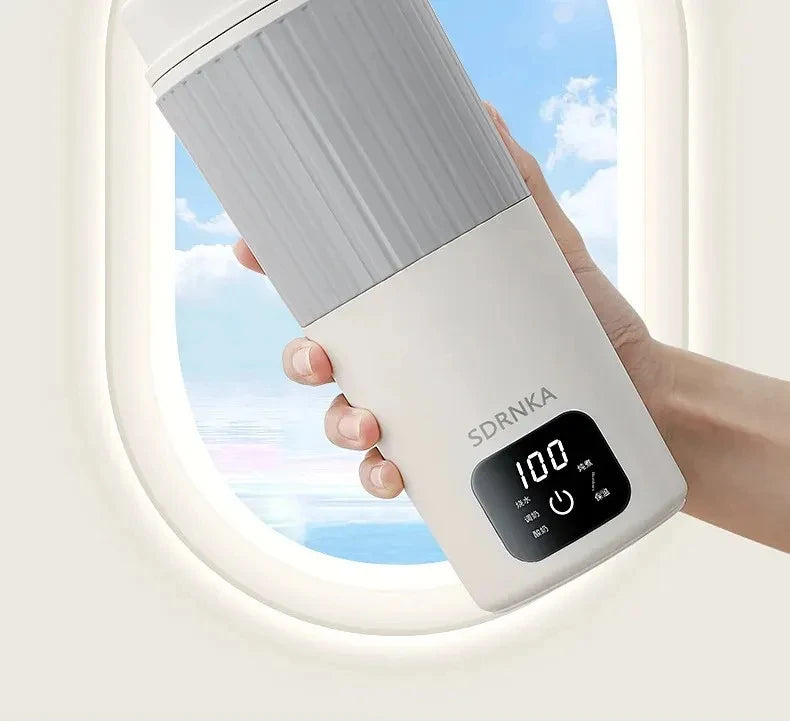 650ml Portable Electric Kettle Travel Boil Water Cup Thermo Pot Smart Teapot Temperature Adjustment Kettle With LED Display