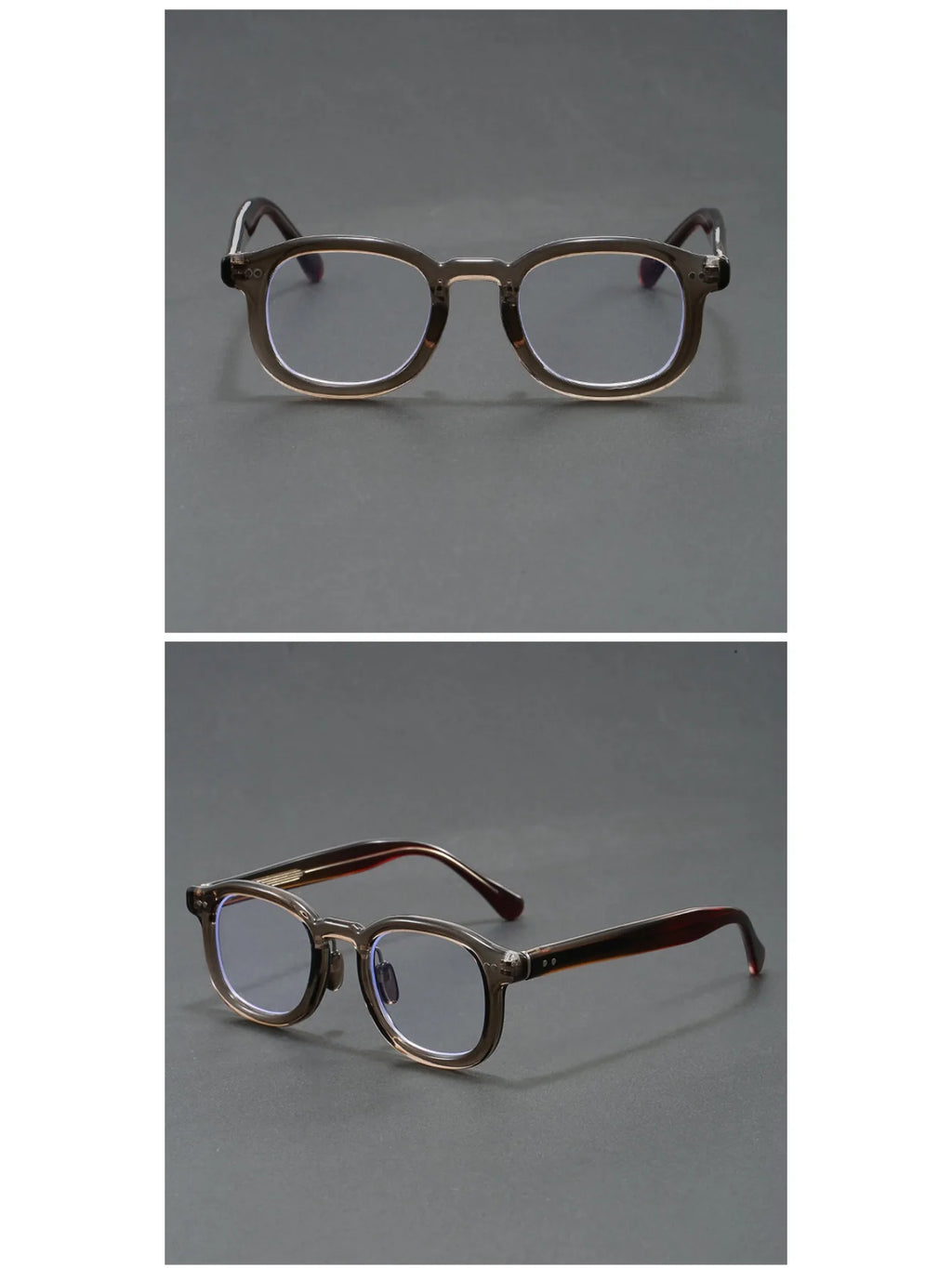 2025 New Japanese Acetate Glasses Frame Handmade Oval Retro Glasses for Men's Designer Brand Fashion Glasses