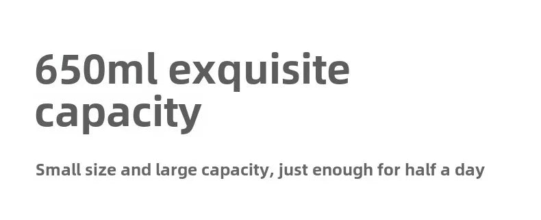 650ml Portable Electric Kettle Travel Boil Water Cup Thermo Pot Smart Teapot Temperature Adjustment Kettle With LED Display