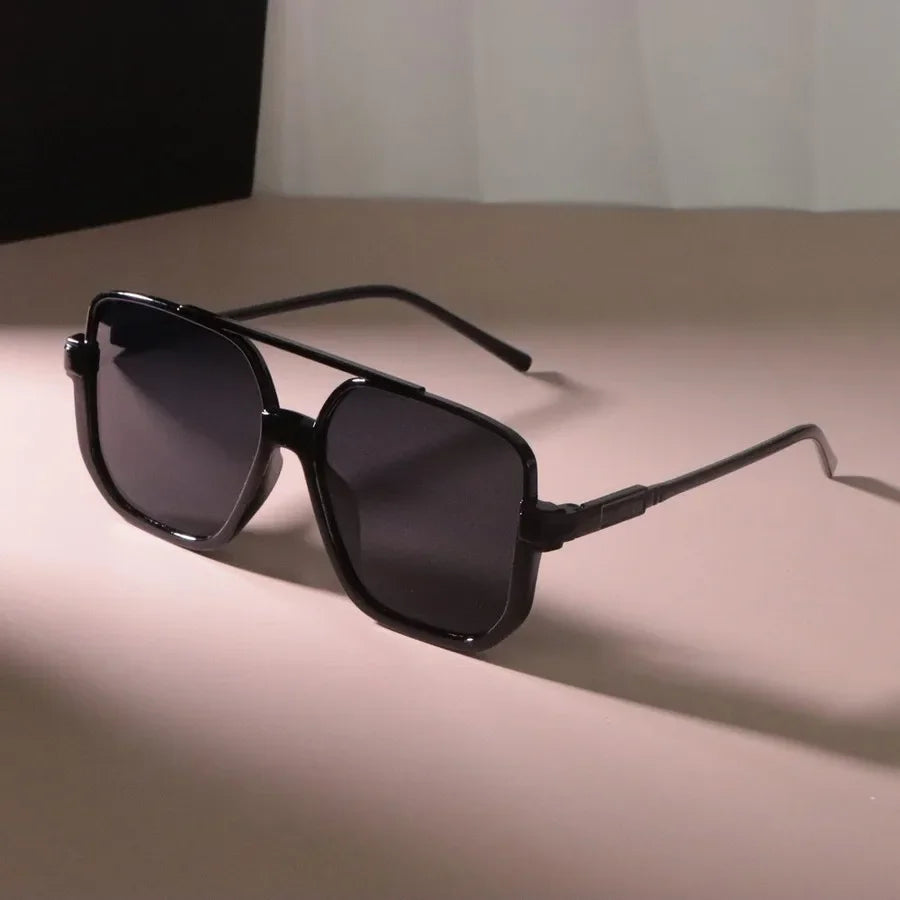 Classic Square Designer Sunglasses Women Men Big Frame Mirror Sun Glasses Female Male Outdoor Trendy Brand Oculos De Sol