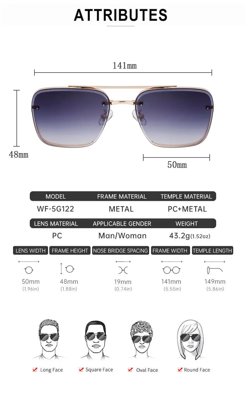 2025 Square Sunglass Men Luxury Vintage Sunglasses Women Trendy Retro Fashion Glasses Gafas De Sol Hombre Lunette Soleil Femme