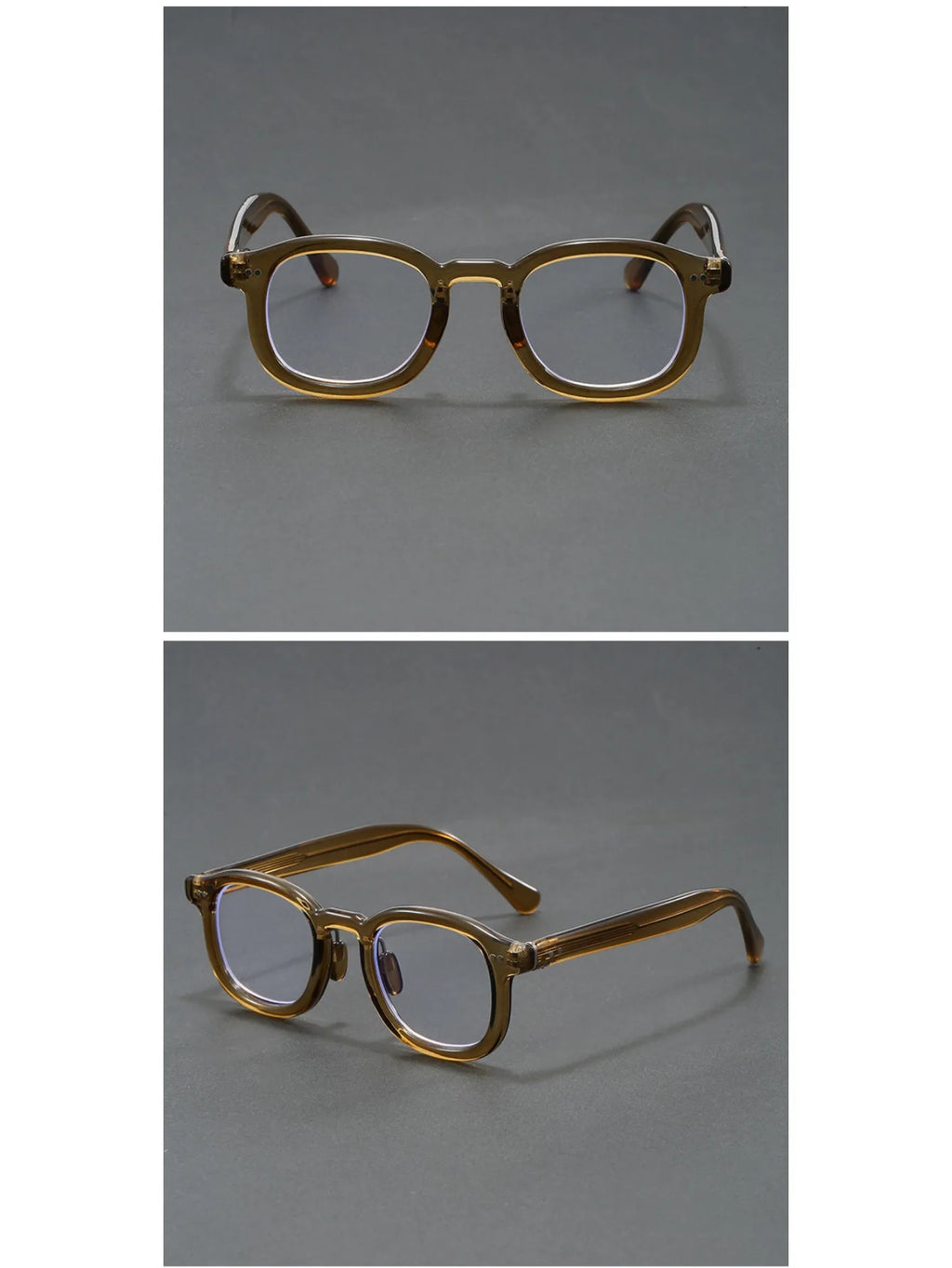 2025 New Japanese Acetate Glasses Frame Handmade Oval Retro Glasses for Men's Designer Brand Fashion Glasses