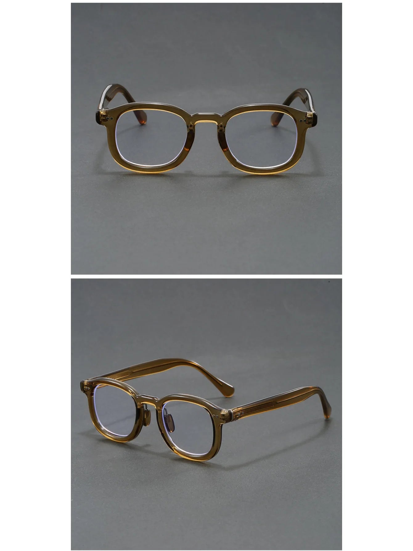 2025 New Japanese Acetate Glasses Frame Handmade Oval Retro Glasses for Men's Designer Brand Fashion Glasses