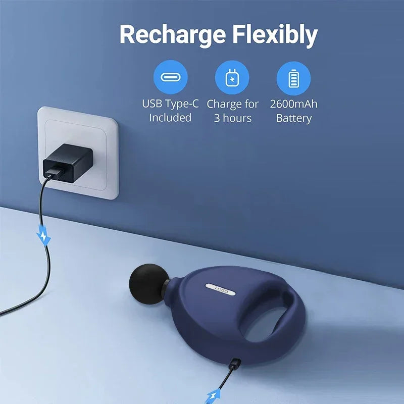 4 Head Mini Massage Equipment Massage Professional Massager Handheld