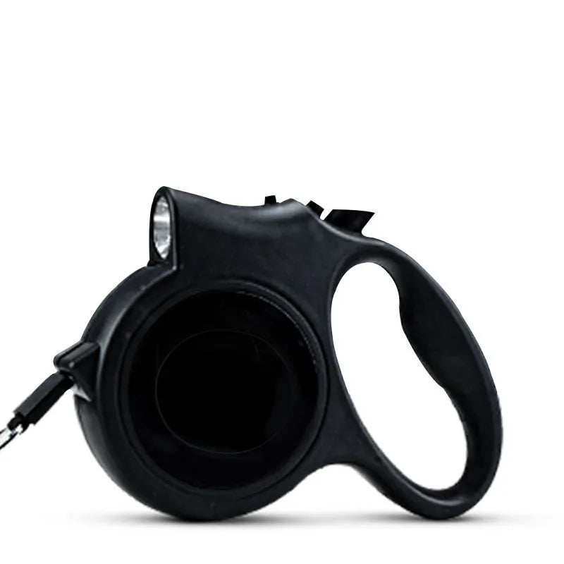 1pc Illuminated Retractable Dog Leash -16ft, Adjustable,ldeal For Medium And Large Dogs, Perfect For Nighttime Walks And Runs