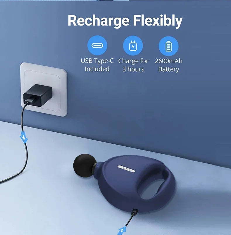 4 Head Mini Massage Equipment Massage Professional Massager Handheld