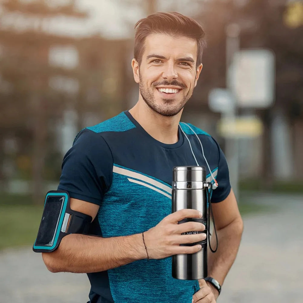 1L Thermal Water Bottle Keep Cold and Hot Water Bottle Thermos for Water Tea Coffee Vacuum Flasks Stainless Steel Thermos Bottle