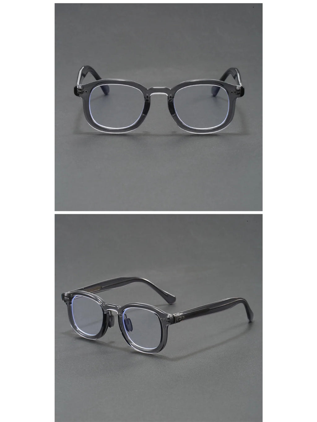 2025 New Japanese Acetate Glasses Frame Handmade Oval Retro Glasses for Men's Designer Brand Fashion Glasses