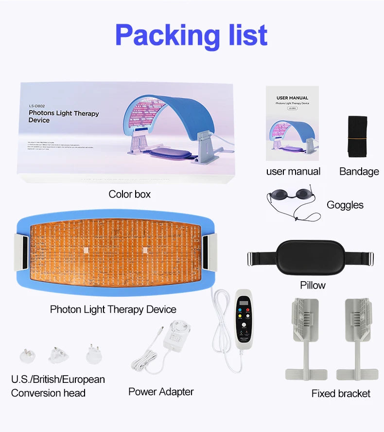 2025/Lescolton LED Facial Mask Face  Light Therapy  Lamp   Rejuvenation PDT  Aging Acne Wrinkle Remov