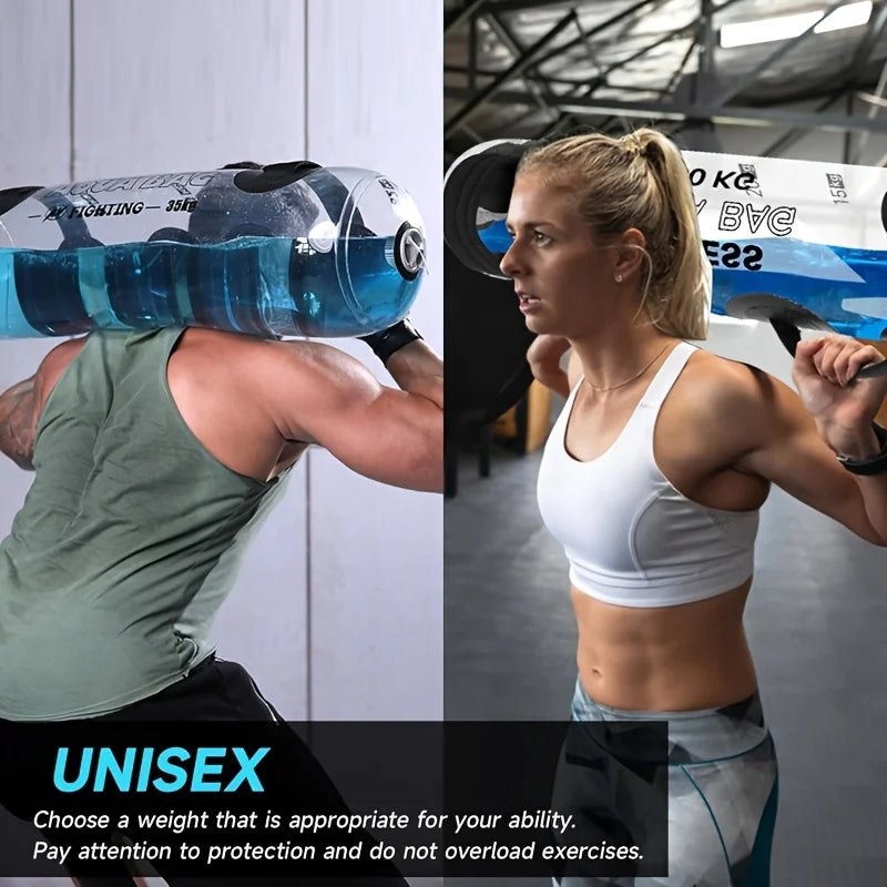 1 Pc Gym Fitness Aqua Bag Water Weight Bag Adjustable Workout Sand Bags Weights Alternative Portable Sandbag Fitness Equipment