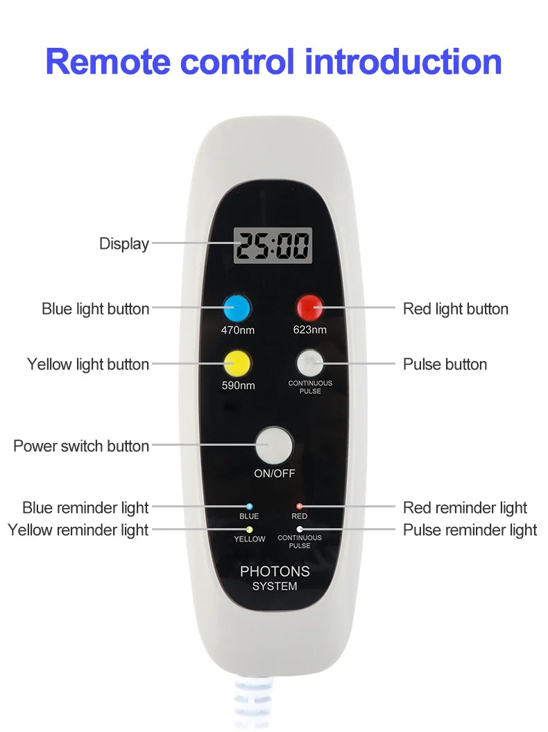 2025/Lescolton LED Facial Mask Face  Light Therapy  Lamp   Rejuvenation PDT  Aging Acne Wrinkle Remov