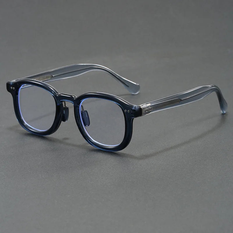 2025 New Japanese Acetate Glasses Frame Handmade Oval Retro Glasses for Men's Designer Brand Fashion Glasses