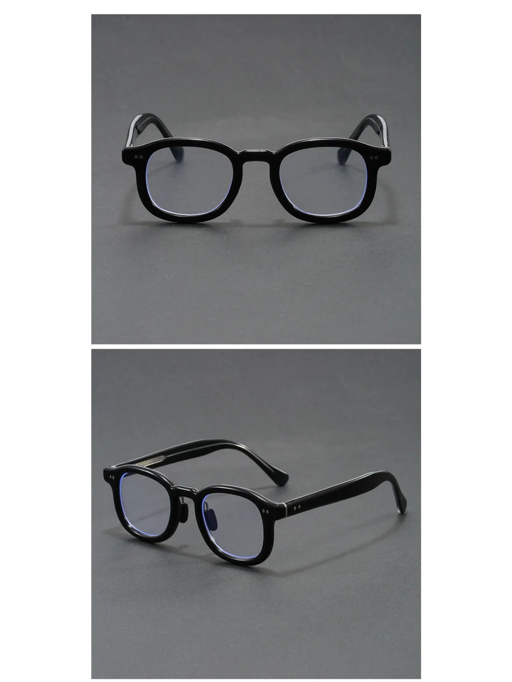 2025 New Japanese Acetate Glasses Frame Handmade Oval Retro Glasses for Men's Designer Brand Fashion Glasses