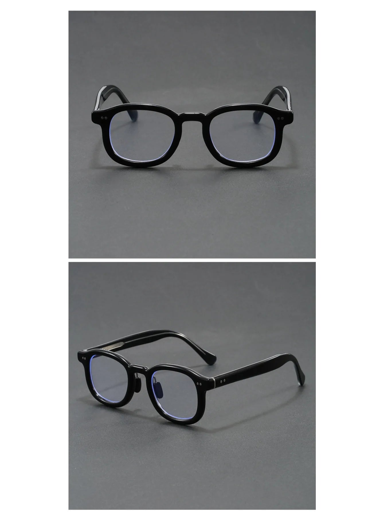2025 New Japanese Acetate Glasses Frame Handmade Oval Retro Glasses for Men's Designer Brand Fashion Glasses