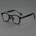 2025 New Japanese Acetate Glasses Frame Handmade Oval Retro Glasses for Men's Designer Brand Fashion Glasses