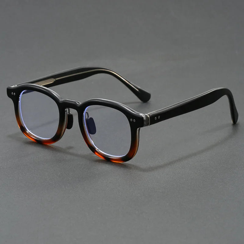 2025 New Japanese Acetate Glasses Frame Handmade Oval Retro Glasses for Men's Designer Brand Fashion Glasses
