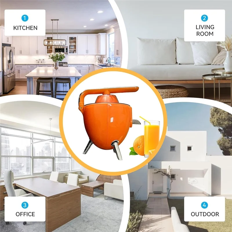 A01V-Electric Orange Juicer Squeezer Portable Lemon Squeezer Machine For Oranges Grapefruits Slag Juice Separator EU Plug