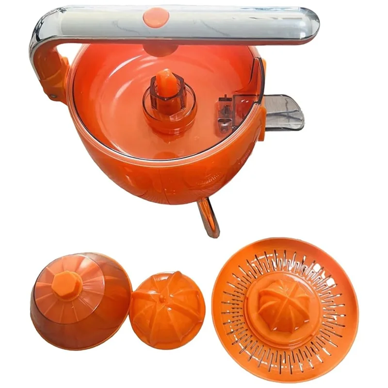 A01V-Electric Orange Juicer Squeezer Portable Lemon Squeezer Machine For Oranges Grapefruits Slag Juice Separator EU Plug