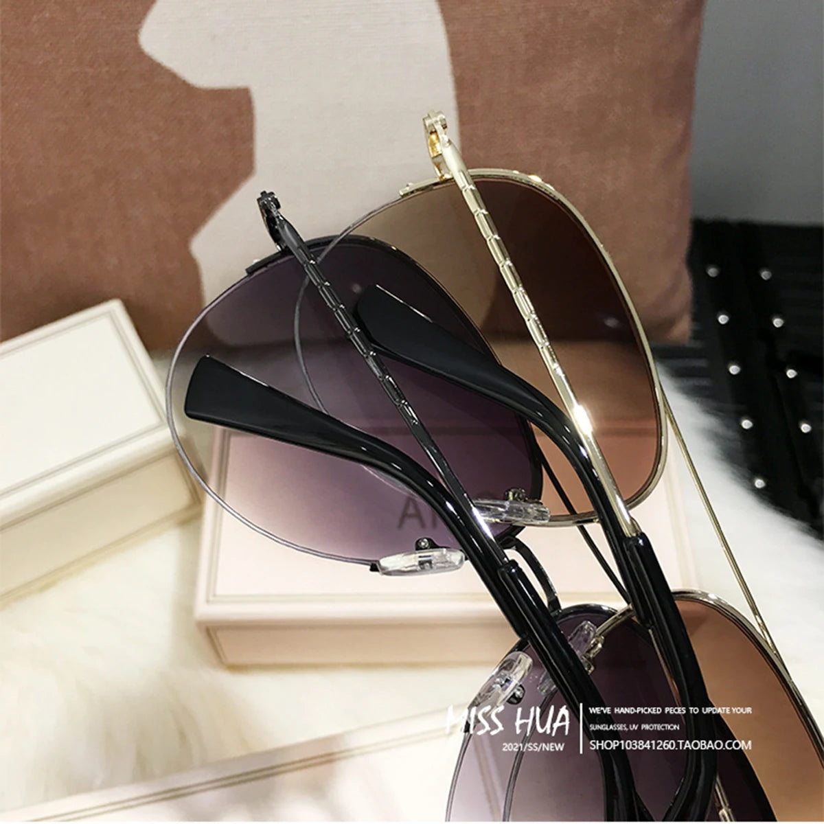 1pc Aviator Fashion Large Face Driving Riding Stylish Trendy Personality Sunglasses For Men