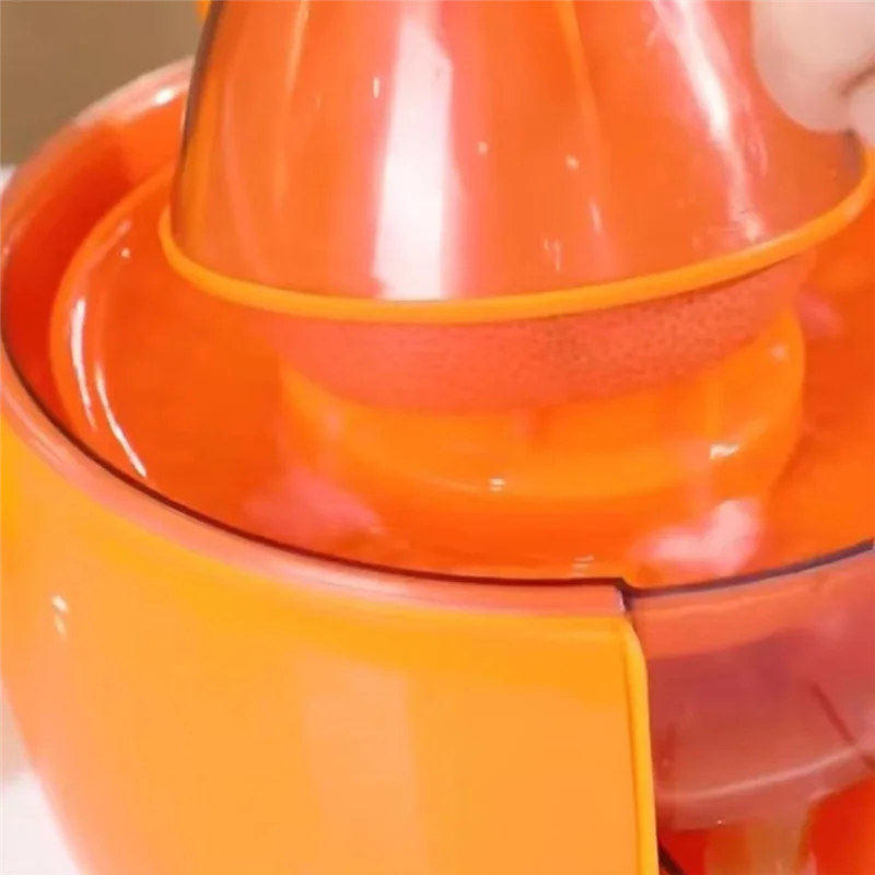 A01V-Electric Orange Juicer Squeezer Portable Lemon Squeezer Machine For Oranges Grapefruits Slag Juice Separator EU Plug