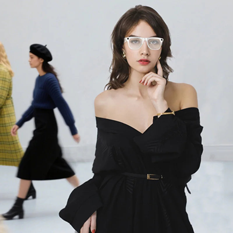 2026 4K HD Color Changing AI Smart Glasses Chat GPT 100MP Camera Bluetooth Call Voice Assistant  Control Smart Glasses 2026 New