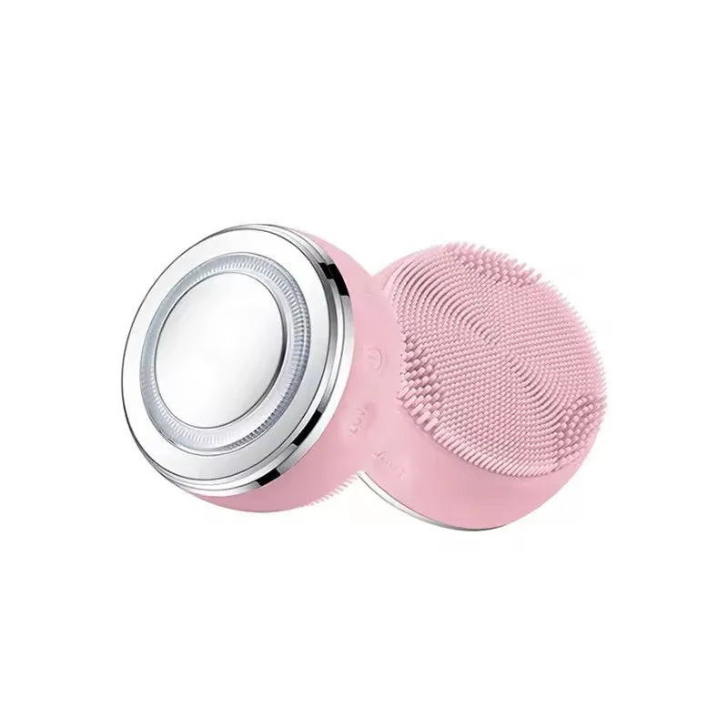 Electric Facial Cleaner 4 IN 1 Face Cleansing Brush 4 Level Electric Exfoliating Spin Cleanser Device EMS Waterproof Deep Clean