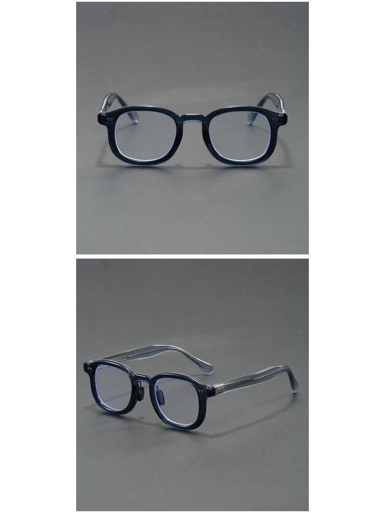 2025 New Japanese Acetate Glasses Frame Handmade Oval Retro Glasses for Men's Designer Brand Fashion Glasses