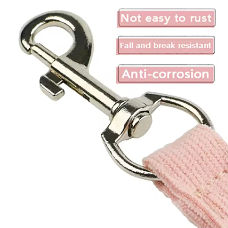 Cat cartoon cross shaped shoulder strap with adjustable size and traction rope for outdoor use suitable for cat traction