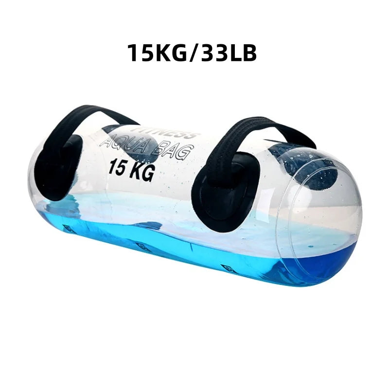 1 Pc Gym Fitness Aqua Bag Water Weight Bag Adjustable Workout Sand Bags Weights Alternative Portable Sandbag Fitness Equipment