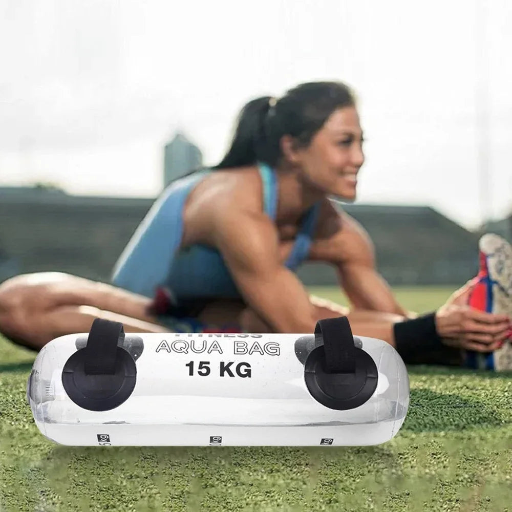 1PCS Water Weights Aqua Bag, Workout Sandbag Alternative Strength Training Sand Bag Portable – Balance Training for Home Gym