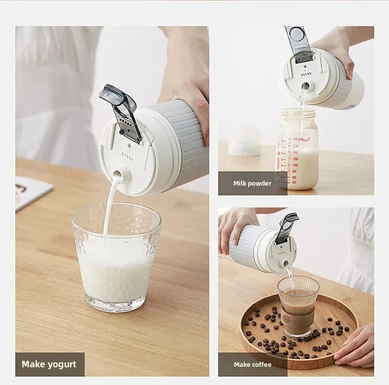 650ml Portable Electric Kettle Travel Boil Water Cup Thermo Pot Smart Teapot Temperature Adjustment Kettle With LED Display