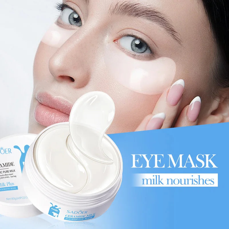 240pcs=120pairs Eye patches Hyaluron Acid & Gold & Seaweed & Cucumber Hydrating  Milk Moisturizing Crystal Collagen Gel Eye Mask