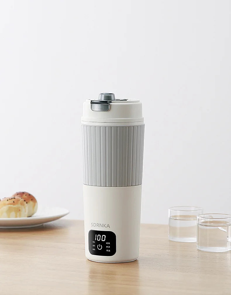 650ml Portable Electric Kettle Travel Boil Water Cup Thermo Pot Smart Teapot Temperature Adjustment Kettle With LED Display