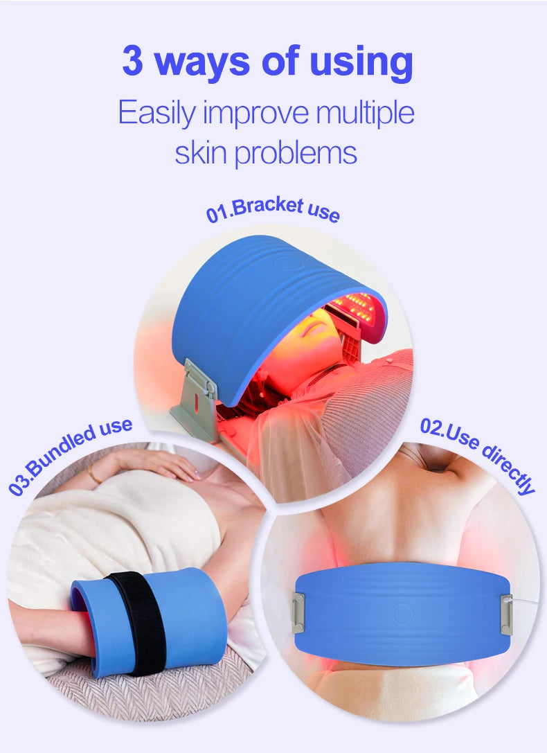2025/Lescolton LED Facial Mask Face  Light Therapy  Lamp   Rejuvenation PDT  Aging Acne Wrinkle Remov