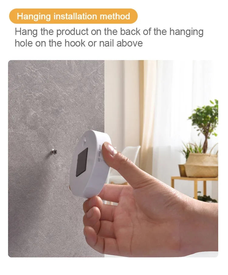 3PCS LED Motion Sensor Light Night Light USB Rechargeable Night Lamp for Kitchen Cabinet Wardrobe Lamp Staircase Closet Light