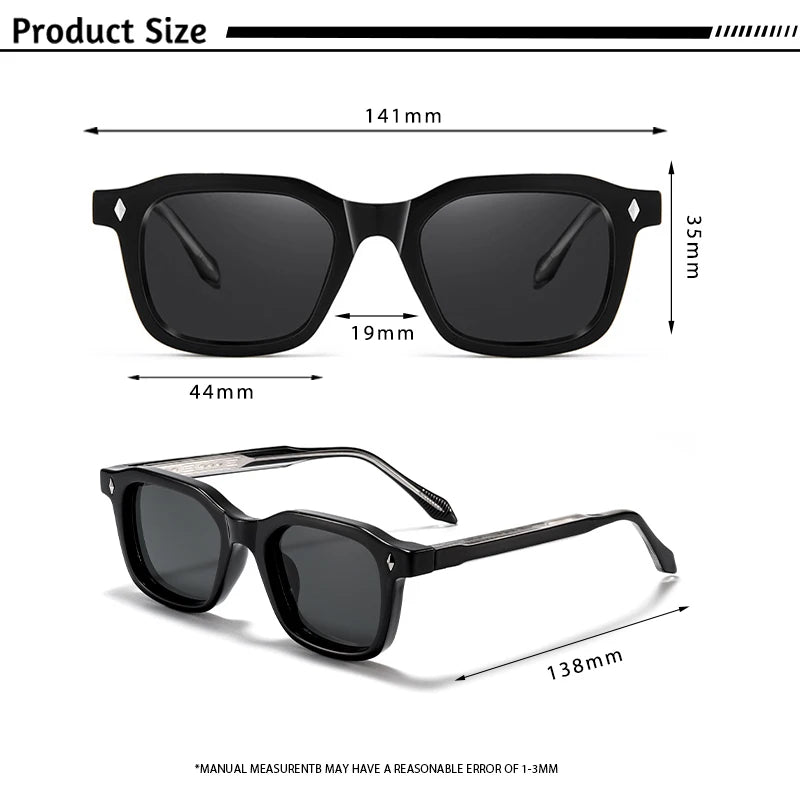 CATERSIDE Fashion Simple Men Sunglasses High Quality Brand Design Sun Glasses Women Outdoor Party Vacation Travel Eyeglasses