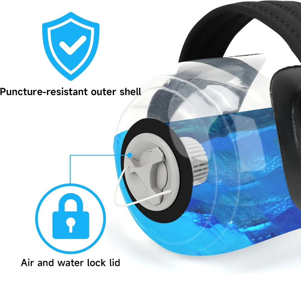 1PCS Water Weights Aqua Bag, Workout Sandbag Alternative Strength Training Sand Bag Portable – Balance Training for Home Gym