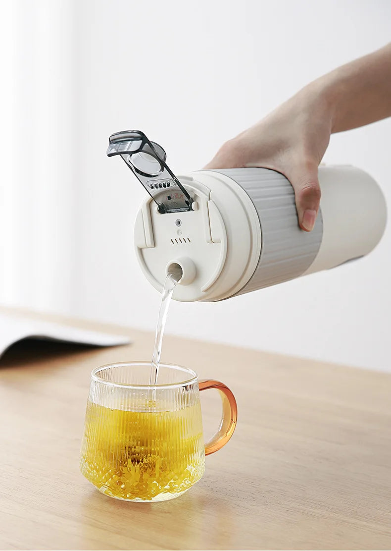 650ml Portable Electric Kettle Travel Boil Water Cup Thermo Pot Smart Teapot Temperature Adjustment Kettle With LED Display